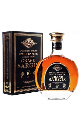 Коньяк Гранд Саргис 10 лет цена 0,5 л в коробке 2693 руб