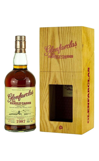 фото виски Glenfarclas 1987 Family Casks No. 3831 0,7 л