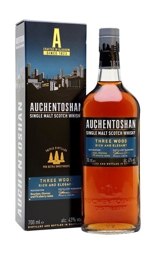 фото виски Auchentoshan Three Wood 0,7 л