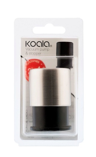 фото Vacuum Pump and Stopper Koala Basic Silver