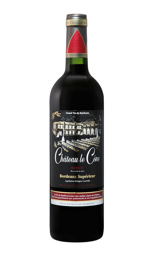 фото вино Chateau Le Cone Merlot Bordeaux Superieur 2018 0,75 л