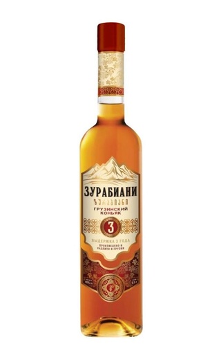 фото коньяк Zurabiani 3 Years Old 0,5 л