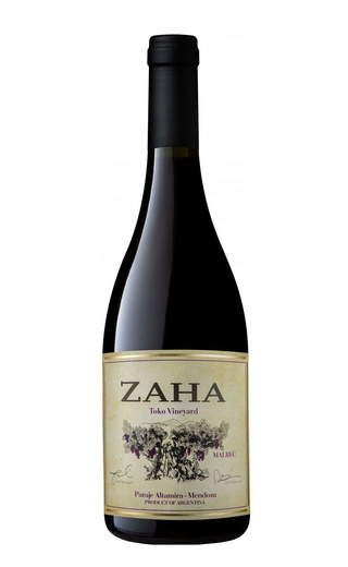 фото вино Zaha Toko Vineyard Malbec 2018 0,75 л