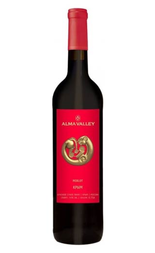 фото вино Alma Valley Merlot 2020 0,75 л