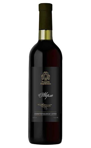 фото вино Usadba Perovskih Merlot Limited Edition 2018 0,75 л