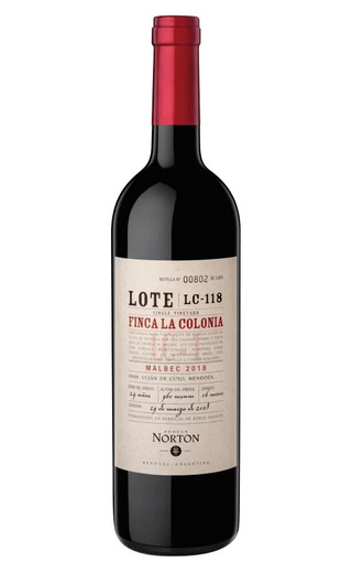 фото вино Bodega Norton Lote Finca La Colonia LC-118 2018 0,75 л