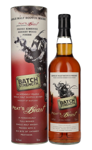 фото виски Peats Beast Beast Pedro Ximenez Sherry Wood Finish Batch Strenght 0,7 л