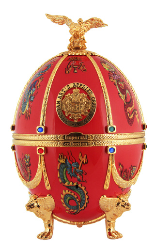 фото водка Imperial Collection Faberge Eggs Red with dragons and Birds 0,7 л