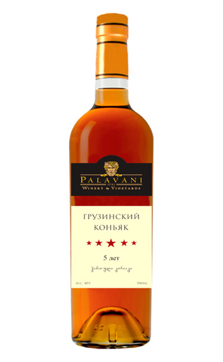 фото коньяк Palavani 5 Years Old 0,5 л