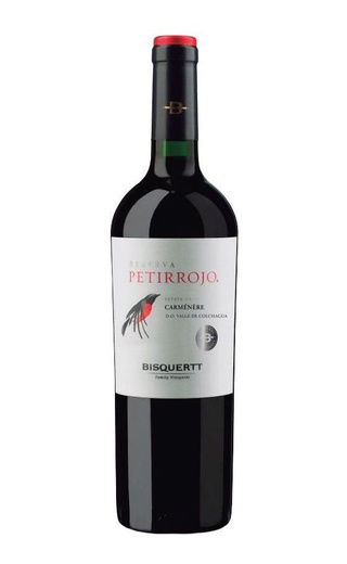 фото вино Bisquertt Petirrojo Reserva Carmenere 2022 0,75 л