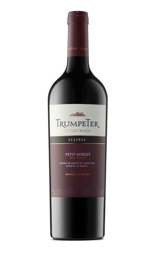 фото вино Rutini Wines Petit Verdot Reserve Mendoza Trumpeter 2021 0,75 л