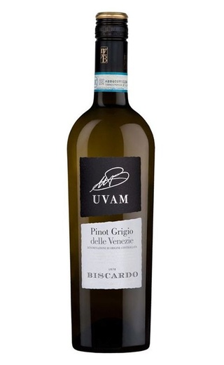 фото вино Biscardo Uvam Pinot Grigio delle Venezie 2022 0,75 л