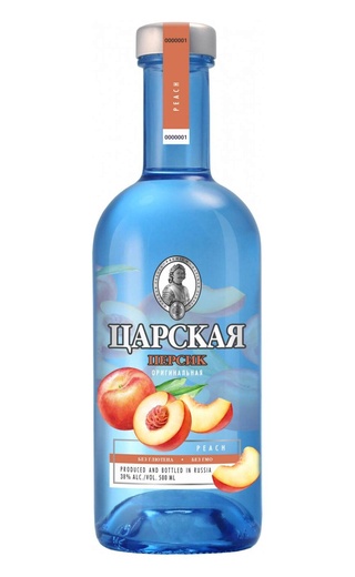 фото водка Tsarskaja Original Peach 0,5 л