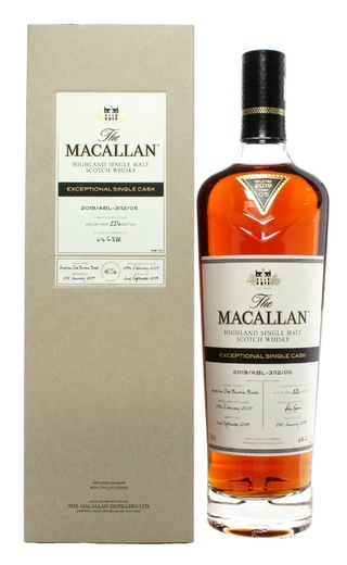 фото виски The Macallan 2007 Exceptional Single Cask №3112/05 12 Years 0,7 л