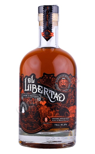 фото ром El Libertad Flavor of Freedom Sherry Spiced 8 Years Old 0,7 л