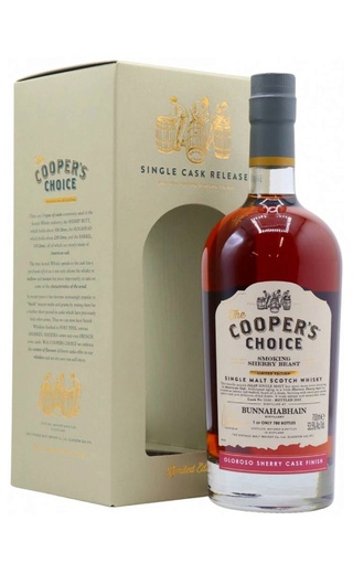 фото виски The Cooper's Choice Bunnahabhain Smoking Sherry Beast Single Malt 0,7 л