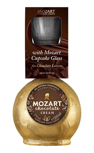 фото Mozart Chocolate Cream with a glass 0,5 л