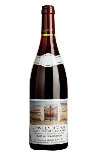 фото вино Gerard Raphet Clos de Vougeot Grand Cru Vieilles Vignes 2019 0,75 л