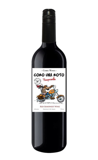 фото вино Como Una Moto Tempranillo Semisweet 2022 0,75 л