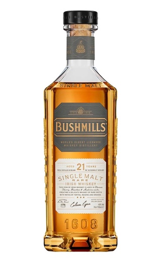 фото виски Bushmills 21 Years Old 0,7 л