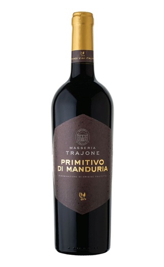 фото вино Masseria Trajone Primitivo di Manduria 2020 0,75 л
