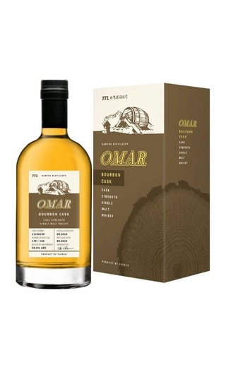 фото виски Omar Cask Strength Single Malt Bourbon Cask 0,7 л