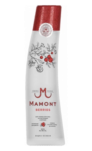 фото водка Mamont Berries 0,5 л