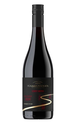 фото вино Usadba Maskaga Klaret Merlot 2024 0,75 л