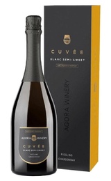 Игристое вино Агора Кюве Рислинг Шардоне 0,75 л