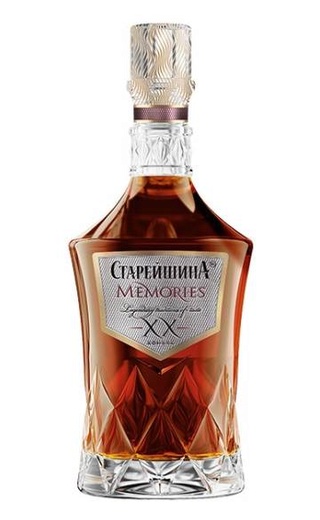 Старейшина Меморис 20 лет 0.7 л фото коньяк Elder Memories 20 Years Old 0,7 л