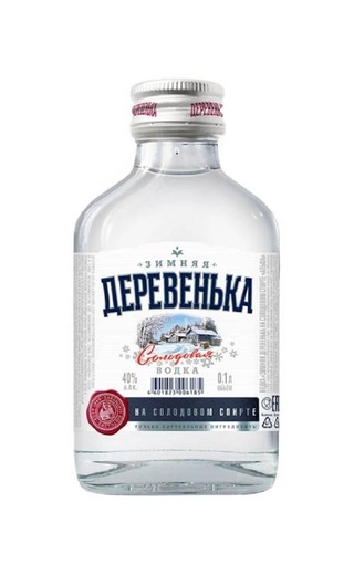 Зимняя Деревенька 0.1 л фото водка Zimnyaya Derevenka 0,1 л