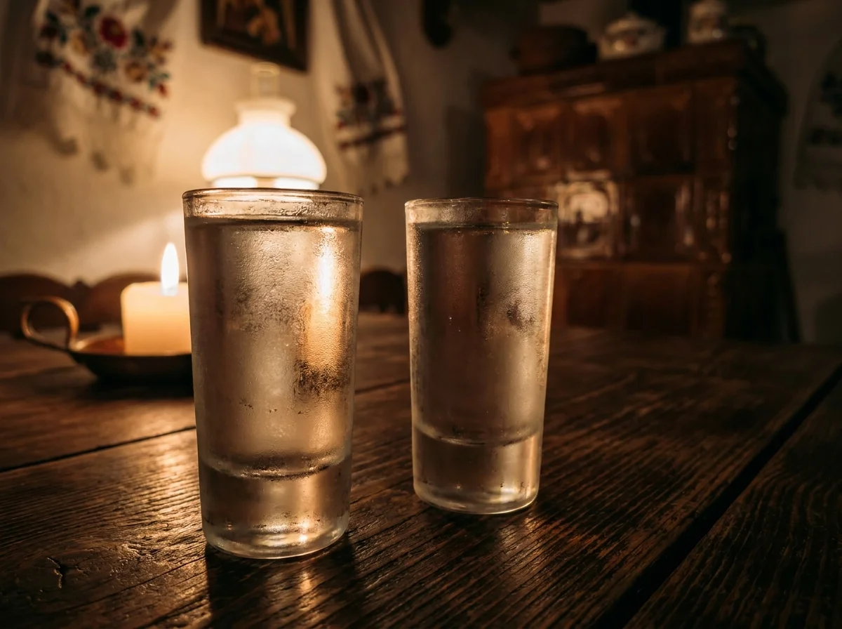 Водка в шотах