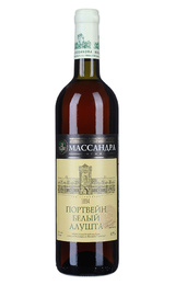 Вино Массандра Алушта Портвейн Белый 0,75 л
