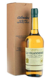 Кальвадос la Vigannerie Pays d'Auge Vintage 1977 0,7 л