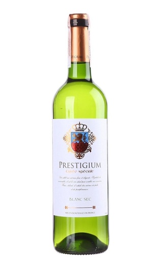 Престижиум Белое Сухое 0.75 л фото вино Prestigium White Dry 0,75 л