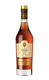 Коньяк Жемчужина Ставрополья Три звездочки 0,5 л