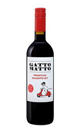 Вино Villa degli Olmi Gatto Matto Primitivo Salento 2018 0,75 л