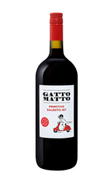 Вино Villa degli Olmi Gatto Matto Primitivo Salento Puglia 2018 1,5 л