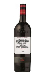 Вино Calvet Chateau Saint Gregoire Medoc 2018 0,75 л