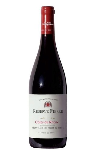 Резерв де Пьер Кот дю Рон Руж 2017 0.75 л фото вино Reserve de Pierre Cotes du Rhone Rouge 2017 0,75 л