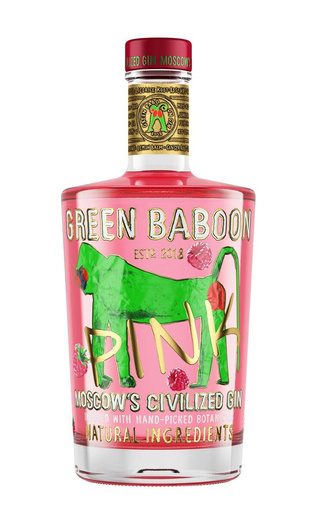 Грин Бабун Пинк 0.5 л фото джин Green Baboon Pink 0,5 л