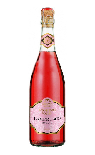 Аббация Фиорино д'Оро Ламбруско Розато 0.75 л фото ламбруско Abbazia Fiorino d'Oro Lambrusco Rosato 0,75 л