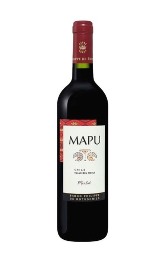 Мапу Мерло 2021 0.75 л фото вино Mapu Merlot 2021 0,75 л