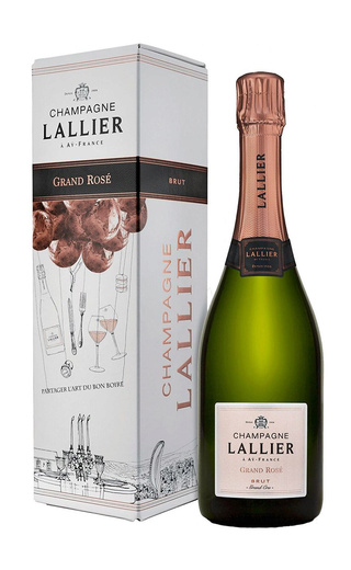 Лалье Гран Розе Брют Гран Крю Шампань 0.75 л фото шампанское Lallier Grand Rose Brut Grand Cru Champagne 0,75 л