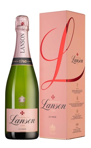 Лансон ле Розе Брют 0.75 л фото шампанское Lanson le Rose Brut 0,75 л